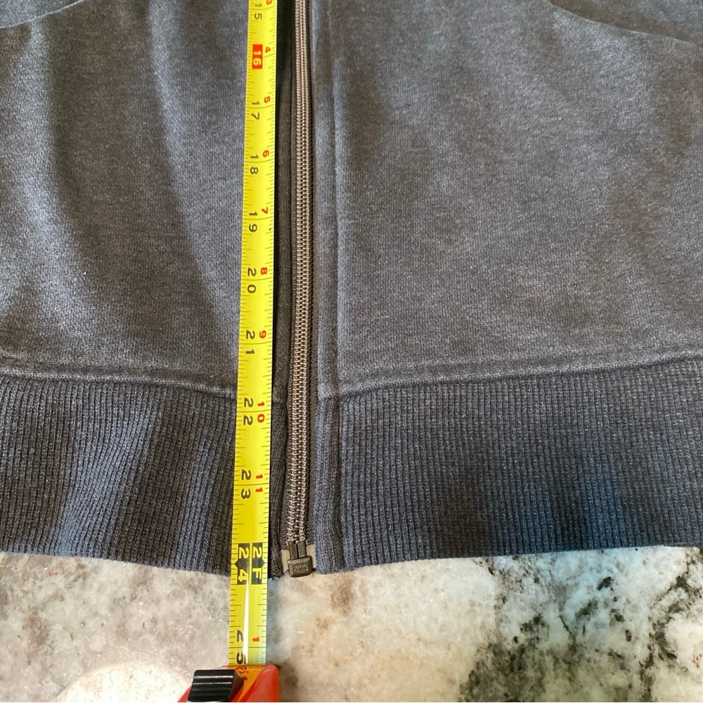 Lululemon Scuba Jacket Womens Size 4 Asymmetrical Zip Up Gray‎ - Picture 11 of 11
